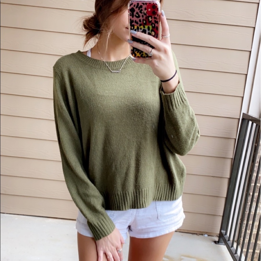Olive Green Sweater